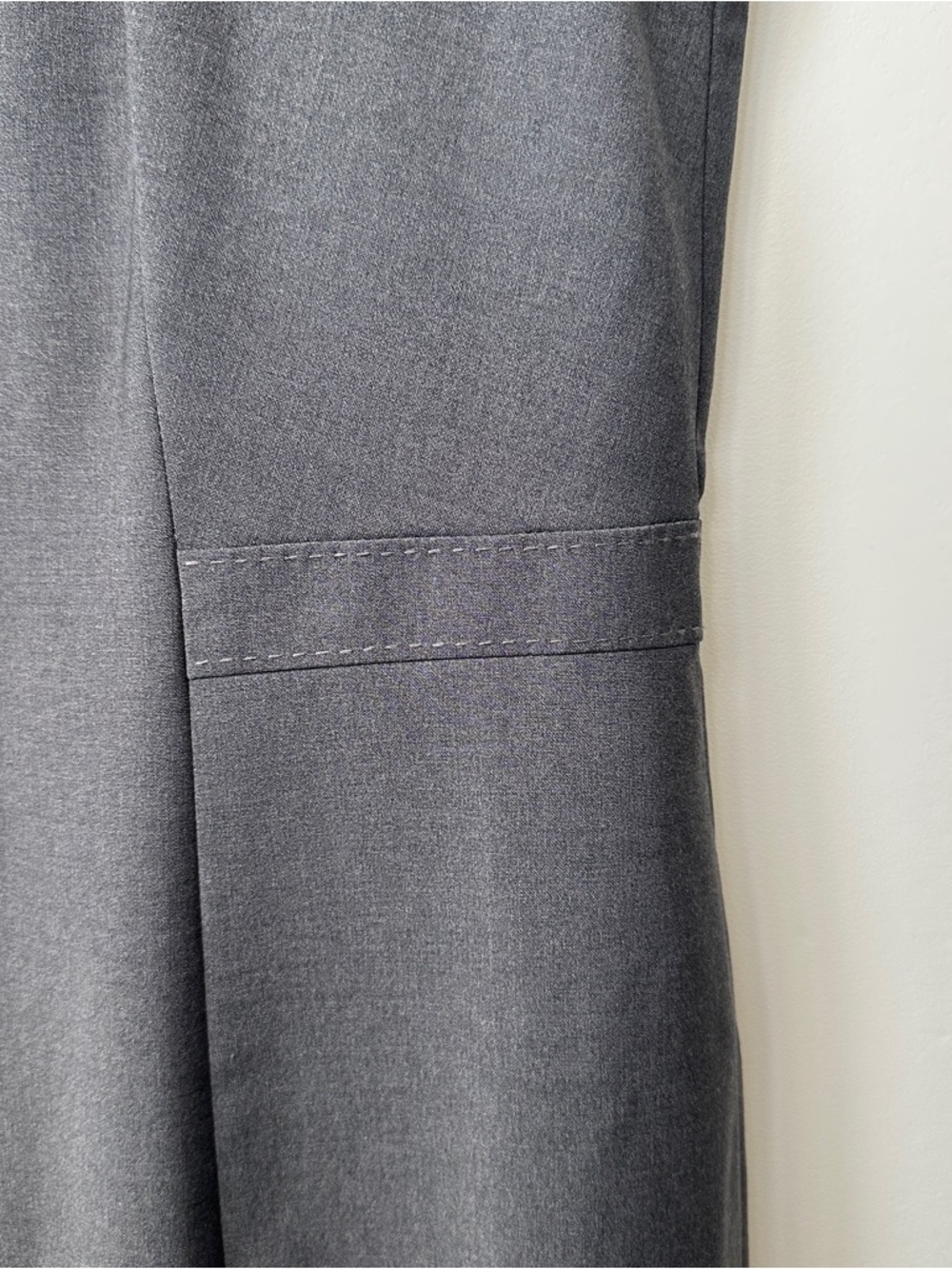 Ann Taylor Charcoal Sleeveless Midi Sheath Dress - Picture 4 of 7